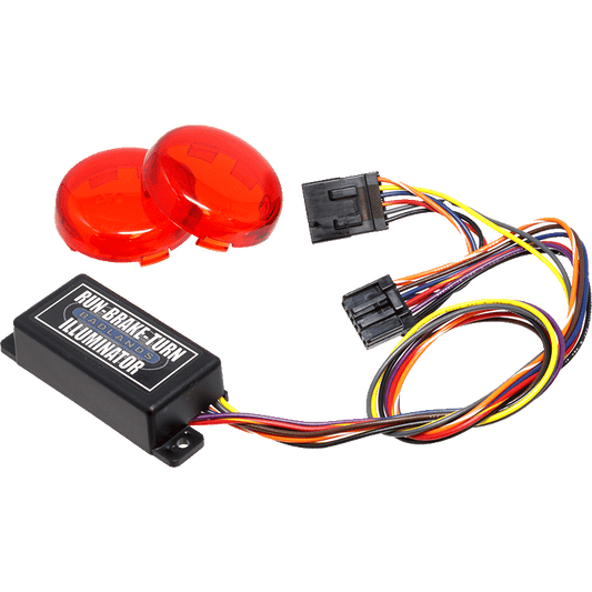 Badlands 04-13 Sportster Plug N Play Illuminator w/ Deuce Style Lenses