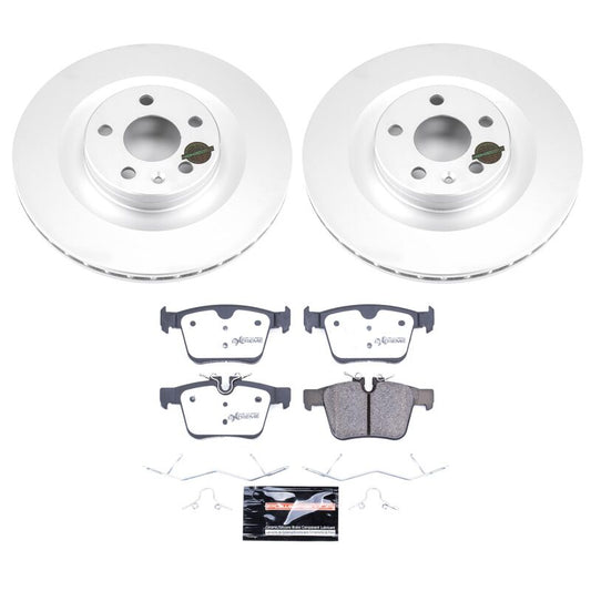 Power Stop 19-25 Volvo S60 Rear Z36 Coated Truck & Tow Brake Kit