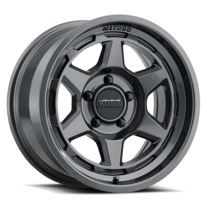 Method MR708 Bead Grip 17x9 / -38mm Offset / 5x4.5 / 83mm CB - Gloss Titanium