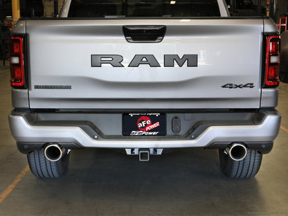 aFe Vulcan Series Cat-Back Exhaust System RAM 1500 2025 V6-3.0L (tt)- Polished Tips