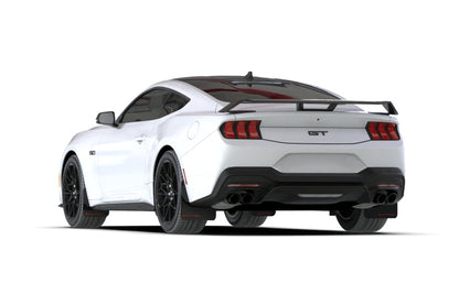 Rally Armor 24-26 Ford Mustang Black UR Mud Flap w/ Metallic Black Logo