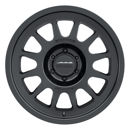 Method MR703 Bead Grip 18x9.0 -12mm 6X5.5 106.25mm CB - Matte Black