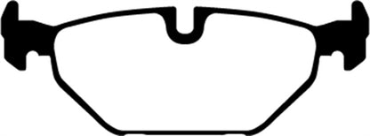 EBC 99-01 Saab 9-5 2.3 Turbo (Aero) Greenstuff Rear Brake Pads