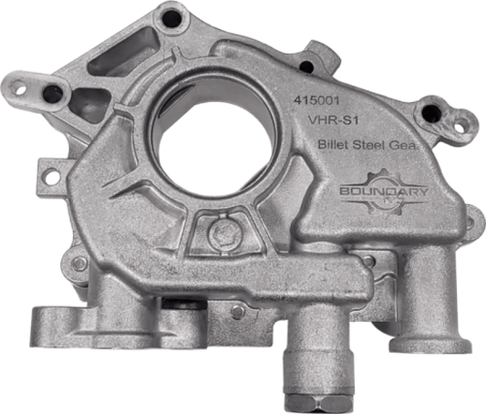 Boundary Nissan VQ 3.5L/3.7L VHR Oil Pump Assembly w/Billet Back Plate MartenWear Treated