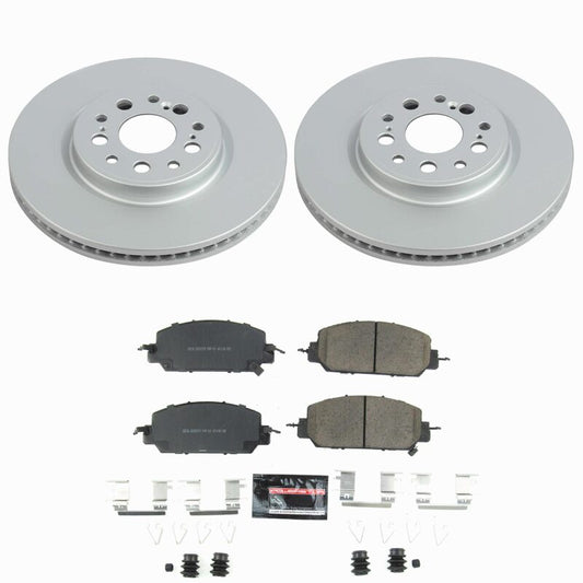 Power Stop 17-21 Honda Clarity Front Z23 Coated Brake Kit