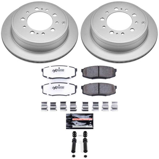 Power Stop 08-11 Lexus LX570 Rear Z36 Coated Truck & Tow Brake Kit
