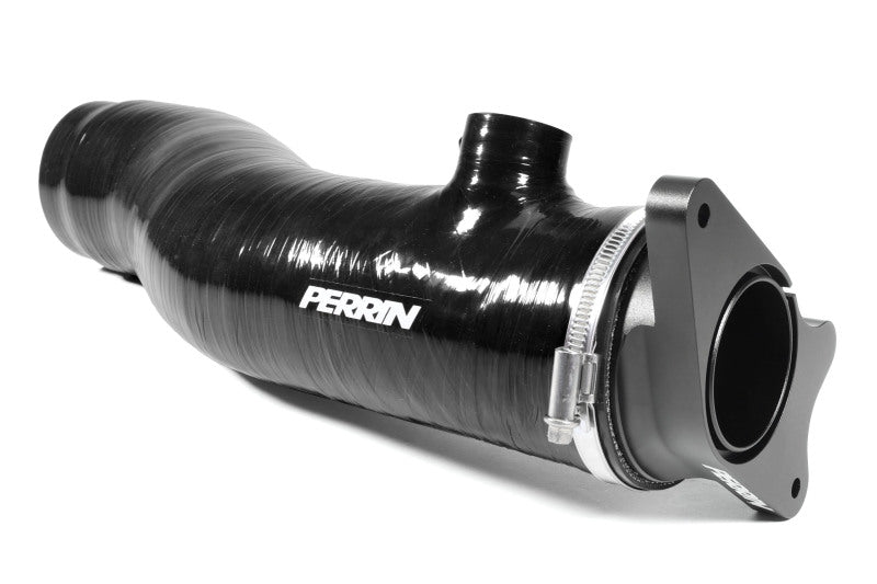 PERRIN 22-26 Subaru WRX / 20-25 LGT & OBXT Turbo Inlet Hose w/Turbo Adapter Flange (Long) - Black