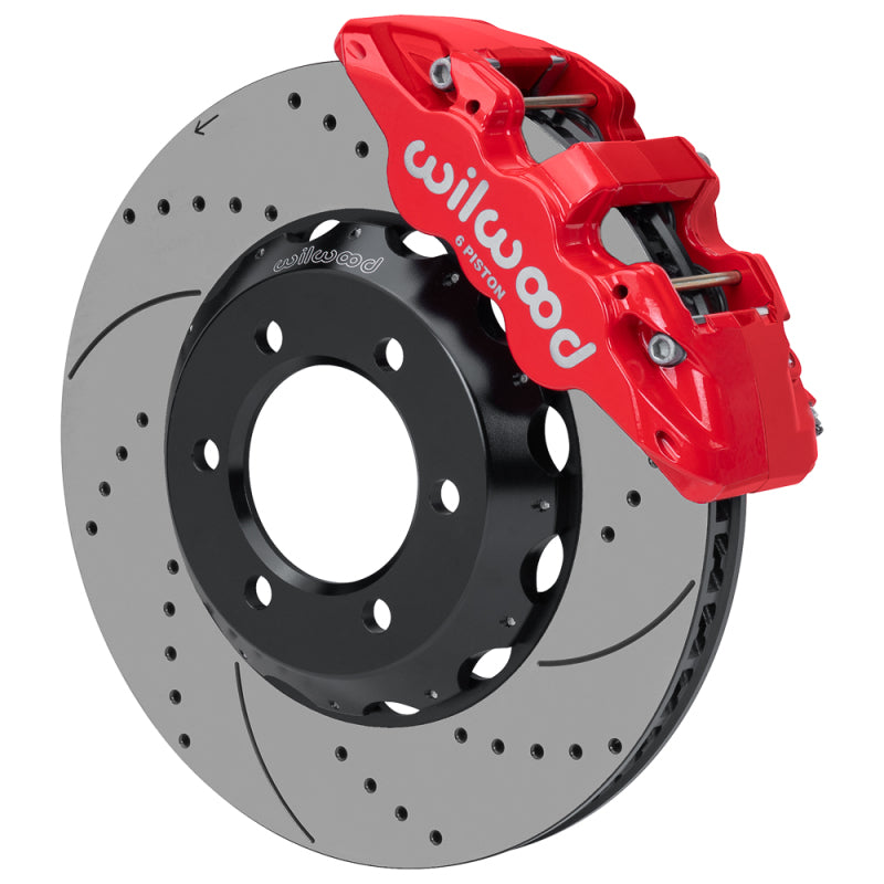 Wilwood kit front AERO6 blazer 1971-91 15.00 rotor 6 lug SRP red