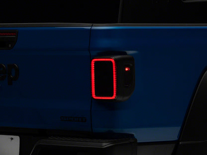 Raxiom 20-23 Jeep Gladiator JT LED Tail Lights- Black Housing (Smoked Lens)
