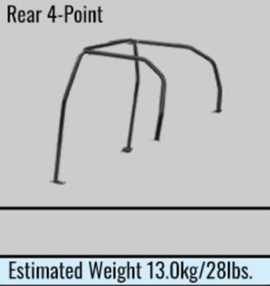 Cusco Roll Cage 4pt Safety21 Steel Non Sunroof 4 passenger Toyota SXE10 IS300 (S/O / No Cancel)