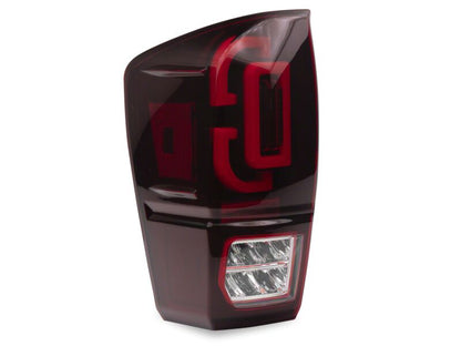 Raxiom 16-23 Toyota Tacoma XW Series Sequential LED Tail Lights- Black Housing- Red Lens