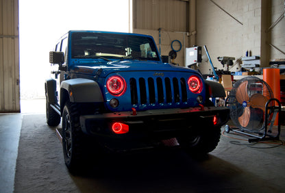 Oracle 07-16 Jeep Wrangler JK SMD HL - ColorSHIFT w/ BC1 Controller