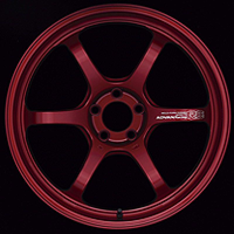 Advan R6 20x10 +45mm 5x114.3 Racing Candy Red Wheel