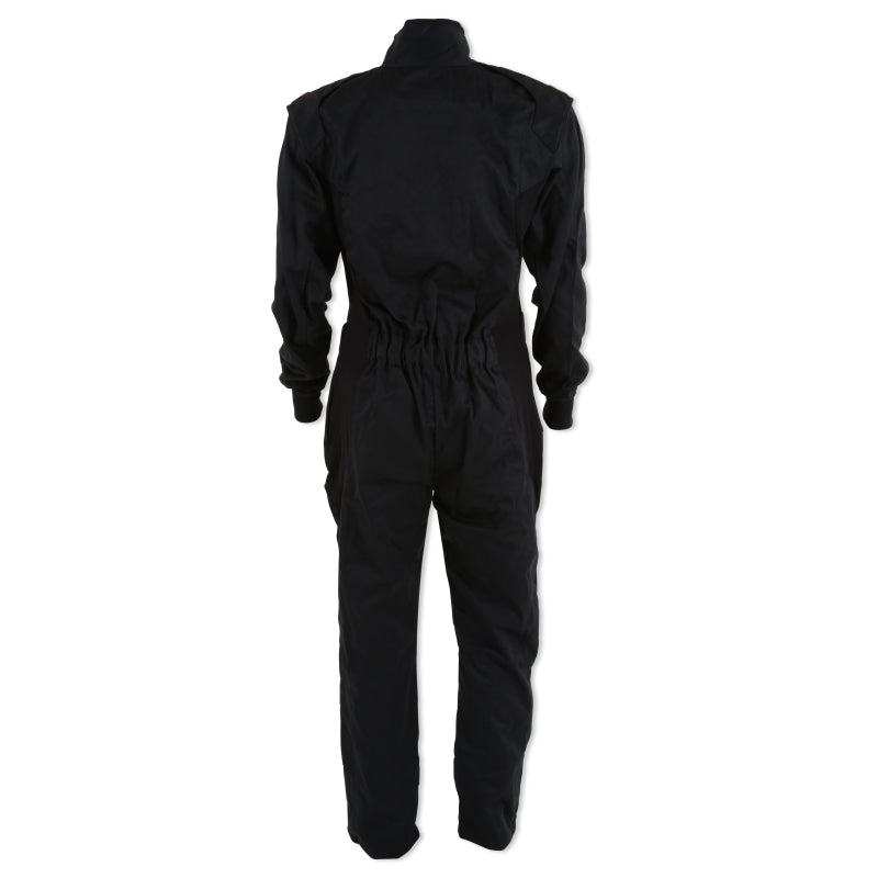 RaceQuip Black Chevron-1 Suit - SFI-1 Medium