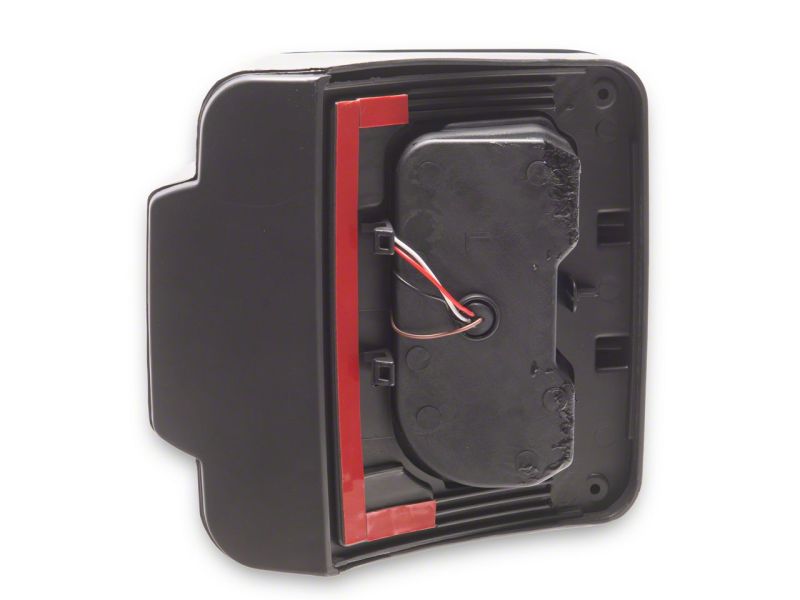 Raxiom 07-18 Jeep Wrangler JK Axial Series LED Tail Lights- Black Housing (Smoked Lens)