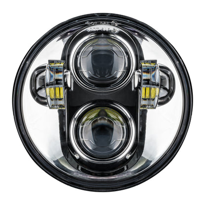 Oracle 5.75in 40W Replacement LED Headlight - Chrome
