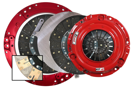 McLeod Racing RST HD Twin - For Large Diameter Flywheel - Red Ring - 1-3/16 x 18 Spline