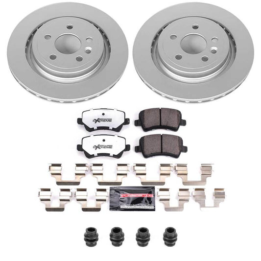 Power Stop 11-18 Volvo S60 Rear Z36 Coated Truck & Tow Brake Kit
