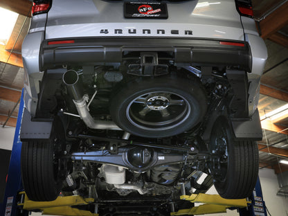 aFe 2025 Toyota 4-Runner 2.5in to 3in SS-304 Cat-Back Exhaust w/ Black Tip