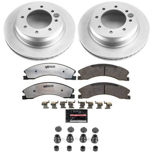Power Stop 12-21 Nissan NV1500 Rear Z36 Coated Truck & Tow Brake Kit