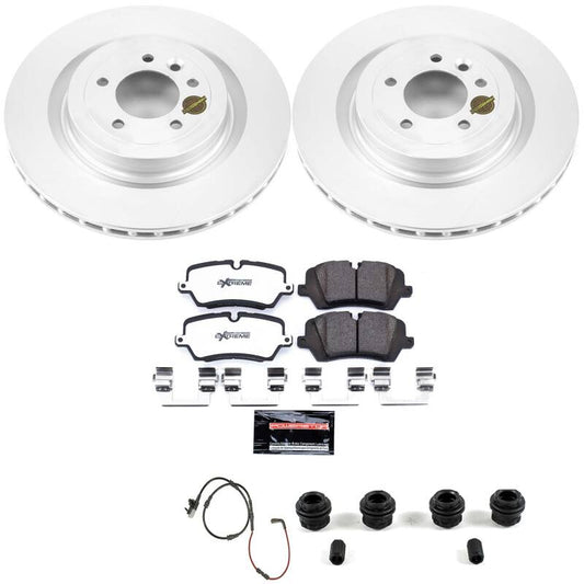 Power Stop 13-22 Land Rover Range Rover Rear Z36 Coated Truck & Tow Brake Kit