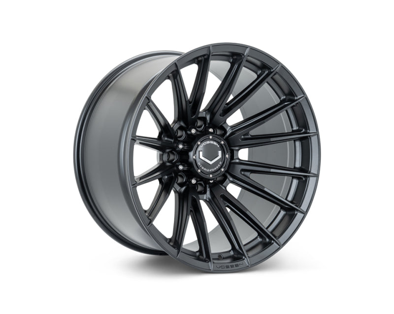 Vossen HFX-2 24x11 - 8x170 - ET0 - Deep Face - 125.1 - Satin Black Wheel