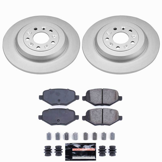 Power Stop 13-14 Ford Edge Rear Z23 Coated Brake Kit