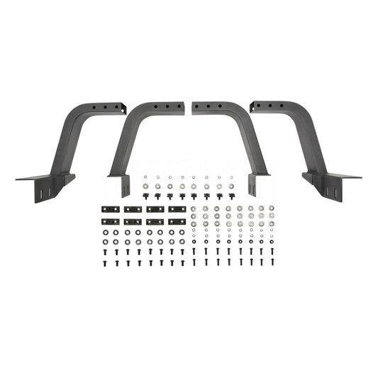 Westin 20-25 Jeep Gladiator Overland Cargo Rack Base - Textured Black