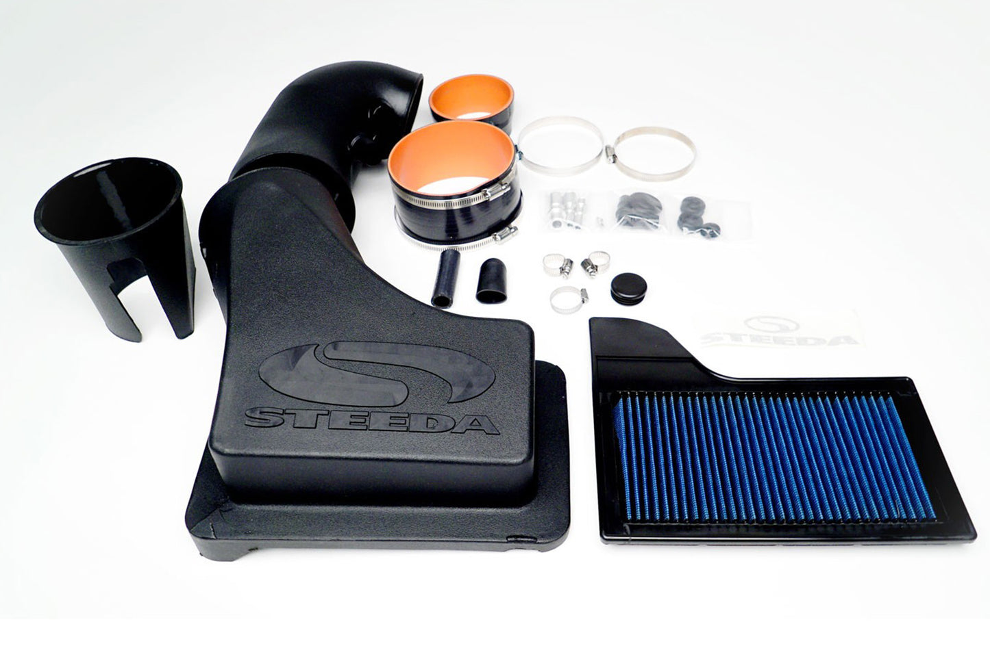 Steeda HARDCORE Mustang GT MaxFlow Closed Cold Air Intake (2015-2023)