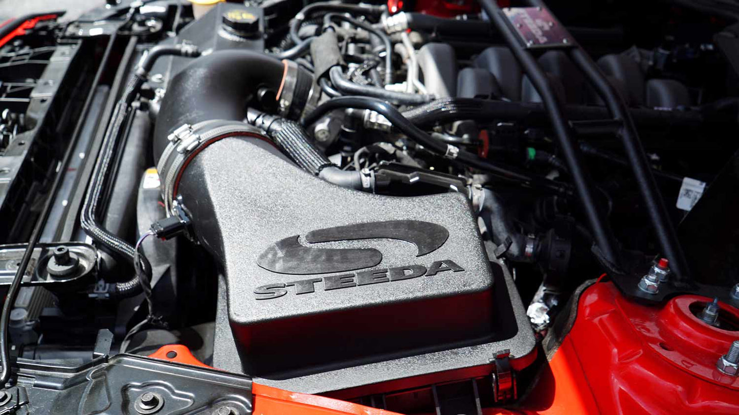 Steeda HARDCORE Mustang GT MaxFlow Closed Cold Air Intake (2015-2023)