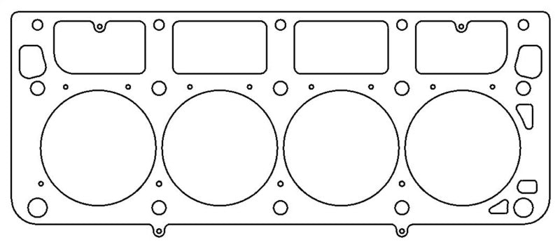 Cometic GM LS1 (w/M.I.D. Sleeves) 4.165 inch Bore .040 inch MLS Head Gasket