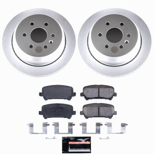 Power Stop 15-20 Chevrolet Colorado Rear Z23 Coated Brake Kit