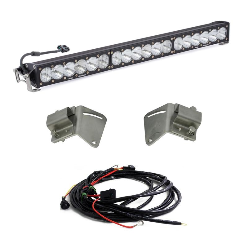 Baja Designs 2017 Chevreolet Silverado 2500/3500 HD 30in OnX6+ Grille Light Bar Kit - 5000K Daylight