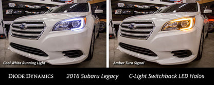 Diode Dynamics 15-17 Subaru Legacy/Outback C-Light Switchback LED Halos