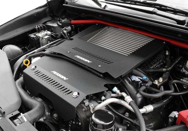 PERRIN 15-21 Subaru WRX Engine Cover Kit (Intercooler & Pulley Covers Incl.) - Black