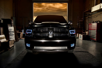 Oracle Lighting 09-18 RAM 1500 Sport Halo Headlights - Blk Housing w/RF Controller