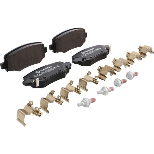 Brembo OE 15-17 Chrysler 200/14-23 Jeep Cherokee/2016 Grand Cherokee PRIME Low-Met Brake Pad - Rear