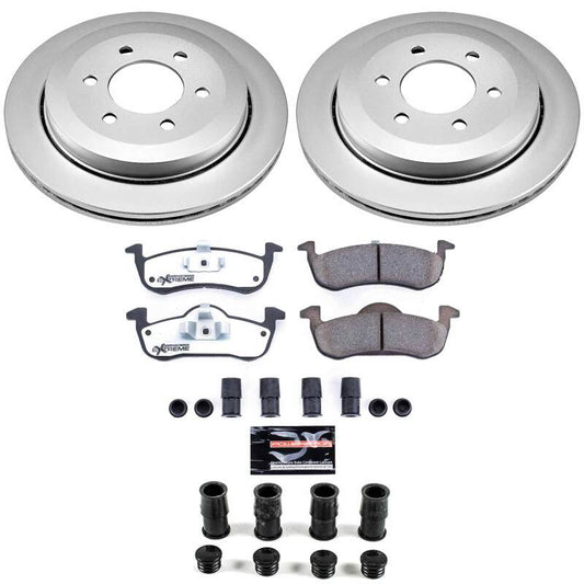 Power Stop 07-17 Ford Expedition Rear Z36 Coated Truck & Tow Brake Kit