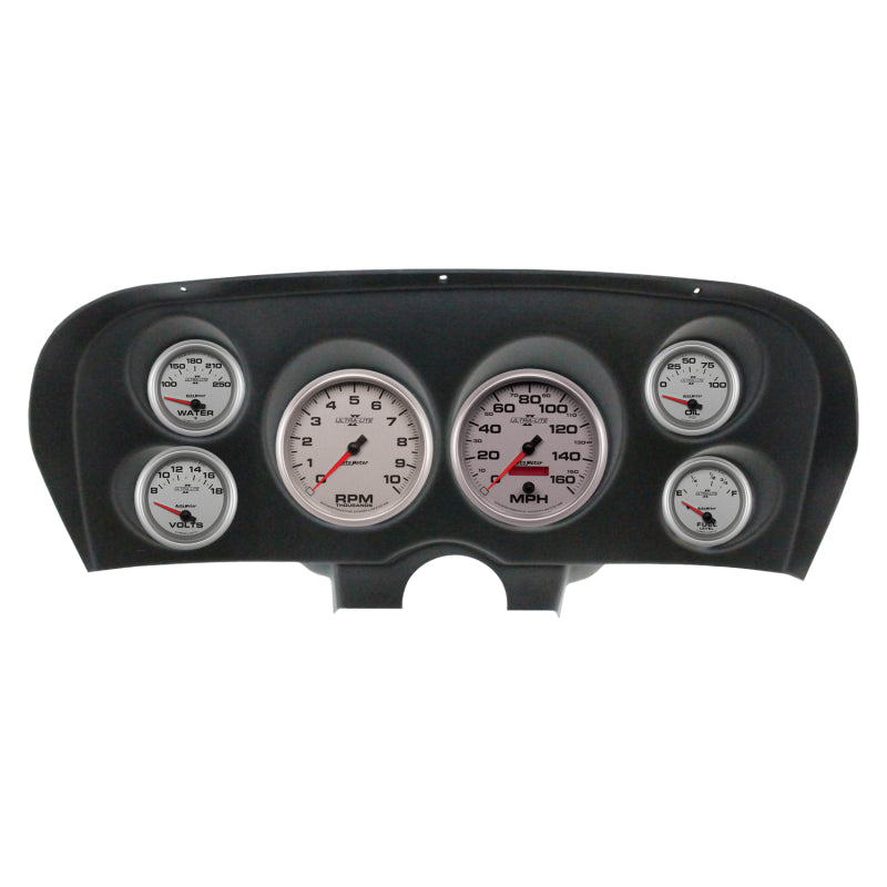 Autometer Ultra-Lite II Direct Fit Dash Kit 69-70 Ford Mustang (2 x 5in. / 4 x 2-5/8in.)