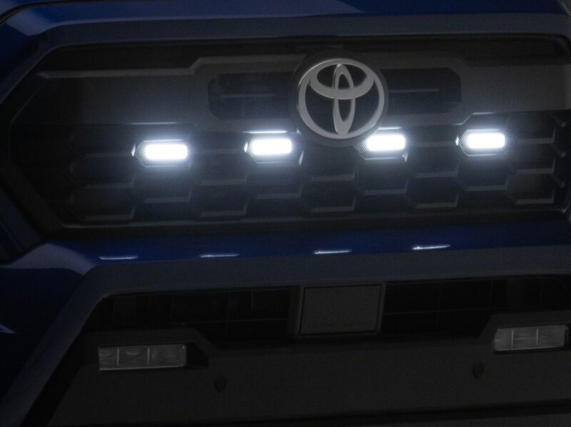 Raxiom 24-26 Toyota Tacoma Pre Runner/ TRD Off-Road/ TRD Sport White LED Grille Light- Clear Lens