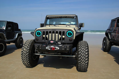 Oracle 07-16 Jeep Wrangler JK SMD HL - ColorSHIFT w/ BC1 Controller