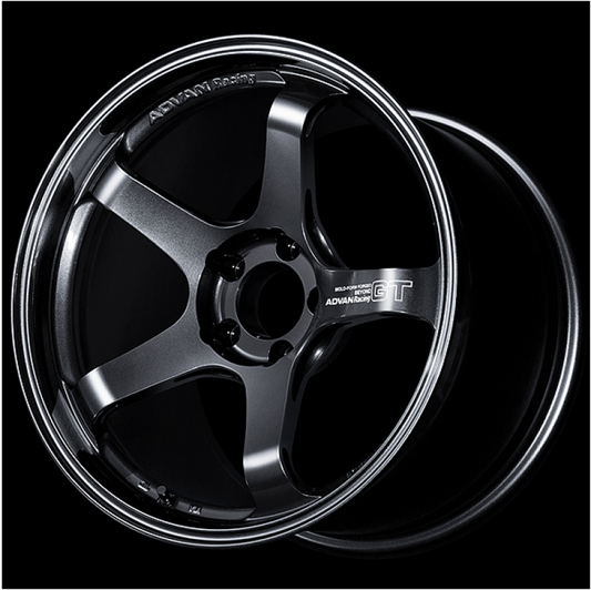 Advan GT Beyond 20x10.5 +24 5x114.3 Racing Titanium Black Wheel