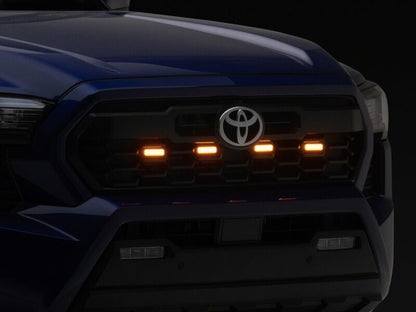 Raxiom 24-26 Toyota Tacoma Pre Runner/TRD Off-Road/TRD Sport Amber LED Grille Light- Smoked Lens