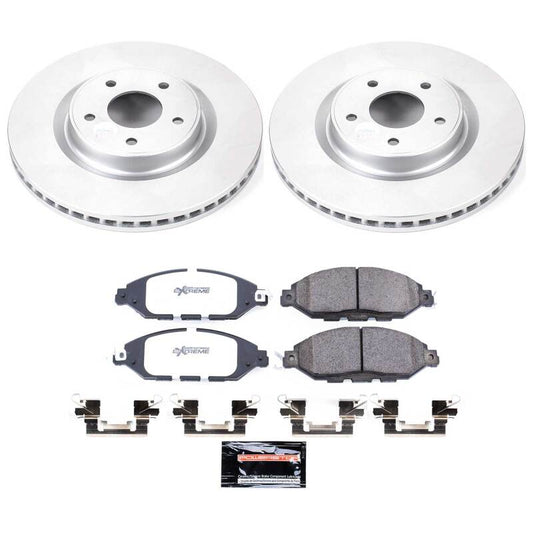 Power Stop 2013 Infiniti JX35 Front Z36 Coated Truck & Tow Brake Kit