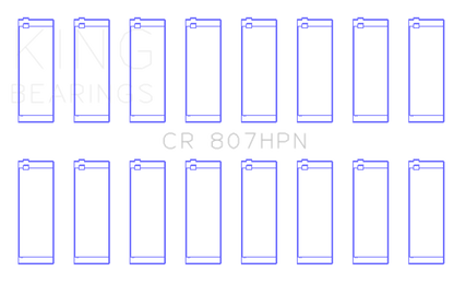 King Engine Bearings Chevy LS1 / LS6 / LS3 (Size STDX) Performance Rod Bearing Set