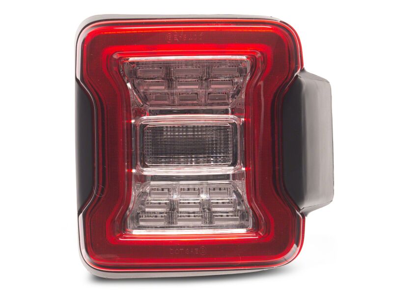 Raxiom 18-26 Jeep Wrangler JL LED Tail Lights- Clear Housing- Clear Lens