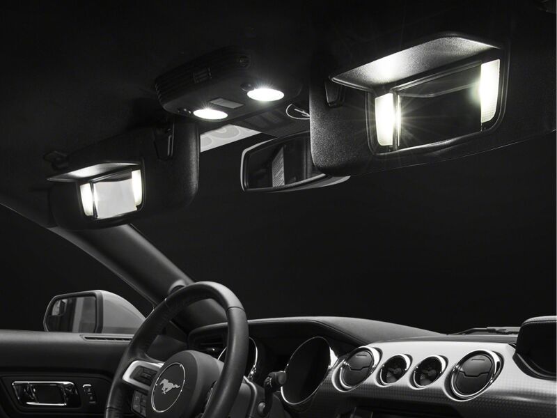 Raxiom15-23 Ford Mustang Axial Series Stage 2 Interior LED Lighting Kit- Cool White