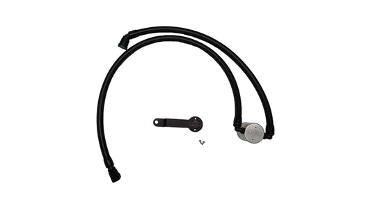 J&L 17-25 Chrysler Pacifica/20-25 Chrysler Voyager Oil Separator PCV Side - Clear Anodized