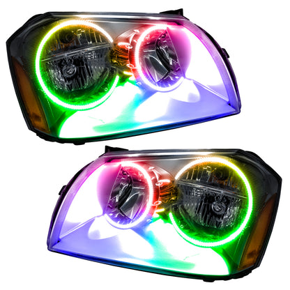 Oracle 05-07 Dodge Magnum SMD HL - Chrome - ColorSHIFT w/ Simple Controller