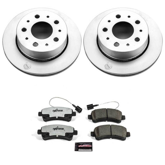 Power Stop 14-15 Ram ProMaster 1500 Rear Z36 Coated Truck & Tow Brake Kit